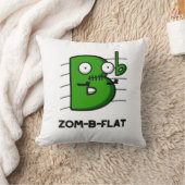 Zom-B-Flat面白いハロウィンゾンビミュージックパン クッション (ブランケット)