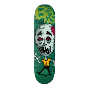 Zom B. Rains Skateスケートの遠くになすぐに氏のデッキ スケートボード