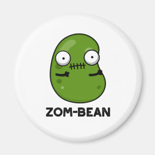 Zom-bean面白いハロウィーンゾンビビビビーンビーンパン マグネット