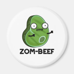 Zom-beef面白いハロウィンゾンビミートパン マグネット
