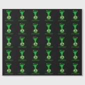 Zom-beepゾンビおもしろいーホンカープンダーク ラッピングペーパー (フラット)