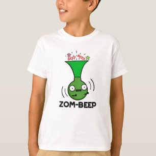 Zom-beep面白いハロウィーンゾンビホンカープン Tシャツ