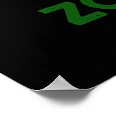 Zom-beetゾンビおもしろいベートプンダークBG ポスター (角)