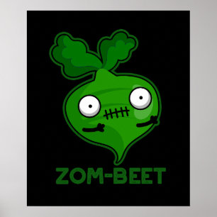 Zom-beetゾンビおもしろいベートプンダークBG ポスター