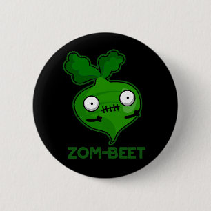 Zom-beetゾンビおもしろいベートプンダークBG 缶バッジ