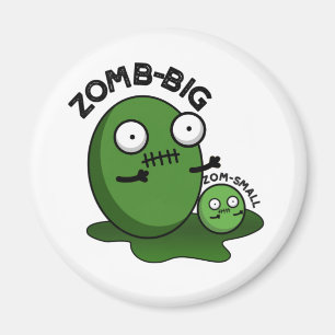 Zom-big Zom-small面白いハロウィーンゾンビプリン マグネット