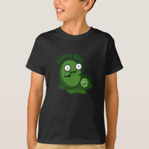 Zom-big Zom-small面白いハロウィーンゾンビプリン Tシャツ