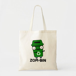 Zom-bin面白いハロウィーンゾンビゴミ箱パン トートバッグ