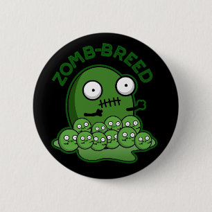 Zom-breedゾンビおもしろいブリードプンダークBG 缶バッジ