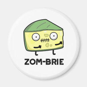 Zom-brie面白いハロウィーンゾンビブリーチーズパン マグネット