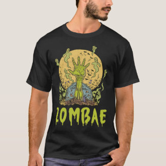 Zombae Zombie Halloween Boyfriend Girlfriend Coupl Tシャツ