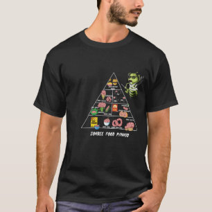 Zombeeの食糧ピラミッド Tシャツ