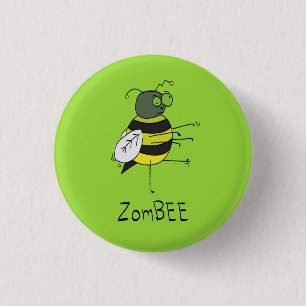 ZomBEEゾンビビビーハロウィンボタン 缶バッジ