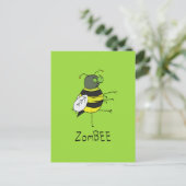 ZomBEEゾンビビーおもしろいビー葉書 ポストカード (スタンド正面)
