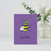 ZomBEEゾンビビーおもしろいビー葉書 ポストカード (スタンド正面)