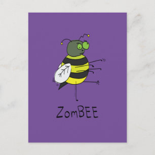 ZomBEEゾンビビーおもしろいビー葉書 ポストカード