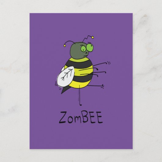ZomBEEゾンビビーおもしろいビー葉書 ポストカード (正面)