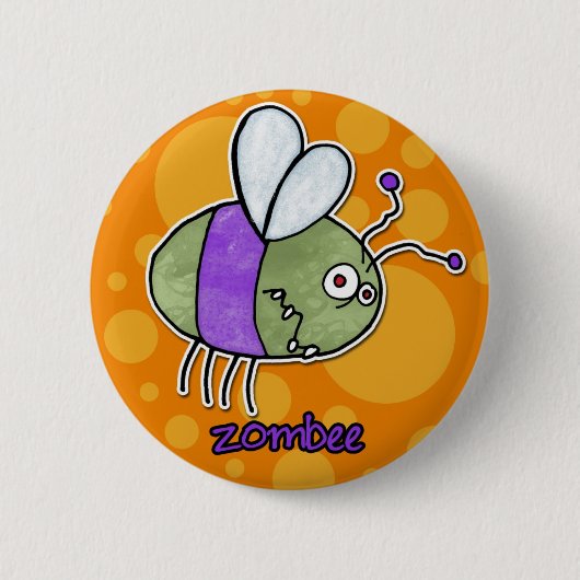 zombee 缶バッジ (正面)