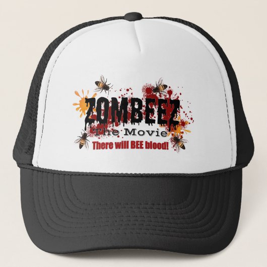 ZOMBEEZブラックロゴハット キャップ (正面)