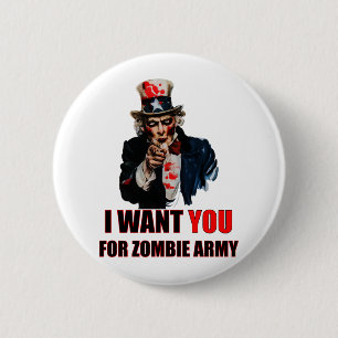 Zombie叔父さん 缶バッジ
