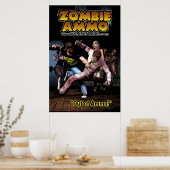 Zombie Ammo™ - "Out of Ammo!" ポスター (キッチン)