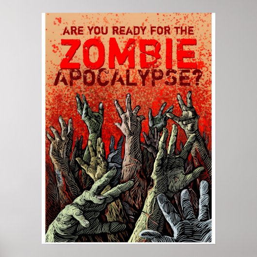 Zombie Apocalypse poster ポスター (正面)