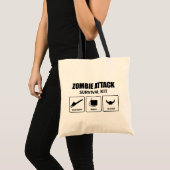 Zombie Attack Survival Bag トートバッグ (正面(商品))