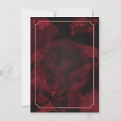 Zombie Brains Wedding Save the Date Card セーブザデート (裏面)