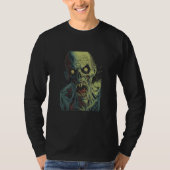 Zombie by Haunted Horror Halloween 4 Tシャツ (正面)
