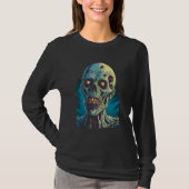 Zombie by Haunted Horror Halloween 7 Tシャツ (正面)
