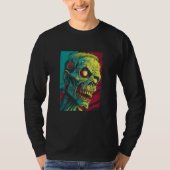 Zombie by Haunted Horror Halloween 9 Tシャツ (正面)