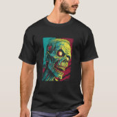 Zombie by Haunted Horror Halloween 9 Tシャツ (正面)