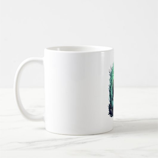 Zombie Cow Apocalypse コーヒーマグカップ (左)