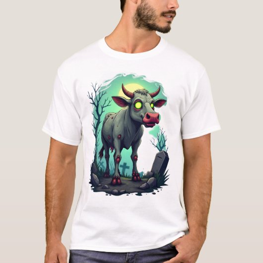 Zombie Cow Apocalypse Tシャツ (正面)