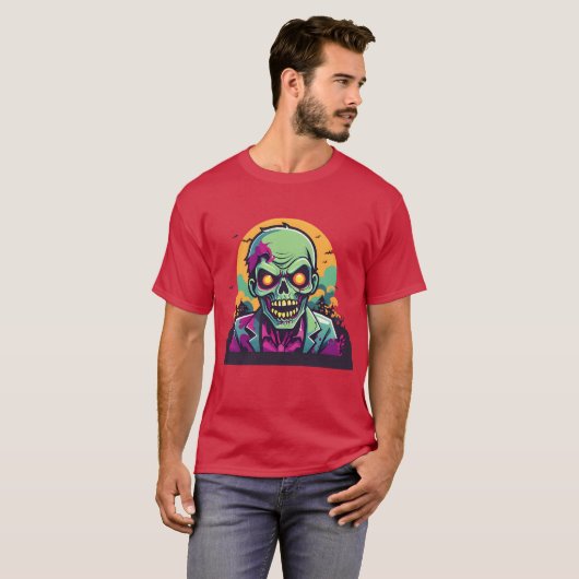 zombie creepy friends tシャツ (正面フル)