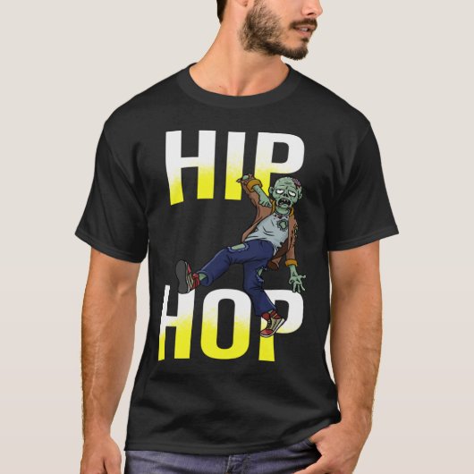 ZOMBIE Dancing HIP HOP Breakdancing Kids or Adults Tシャツ (正面)