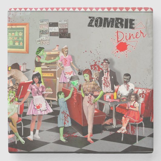 Zombie Diner ストーンコースター (正面)