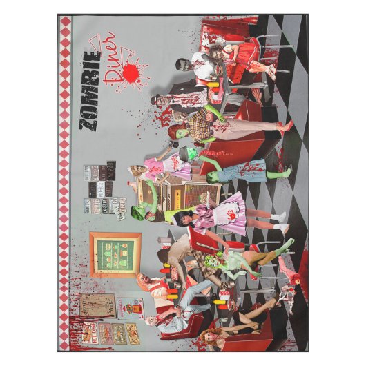  Zombie Diner テーブルクロス (正面)