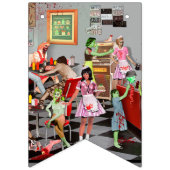 Zombie Diner バンティングフラッグ (第1の旗)