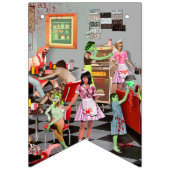 Zombie Diner バンティングフラッグ (第3の旗)