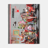 Zombie Diner フリースブランケット (正面)