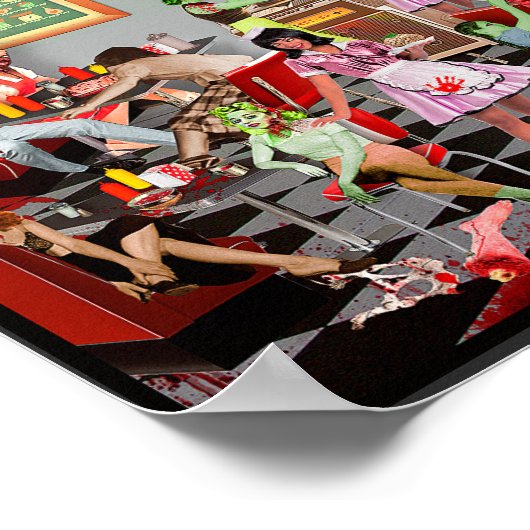 Zombie Diner ポスター (角)