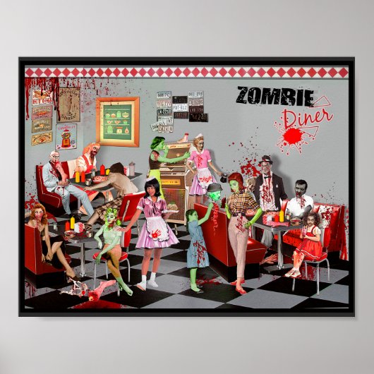 Zombie Diner ポスター (正面)