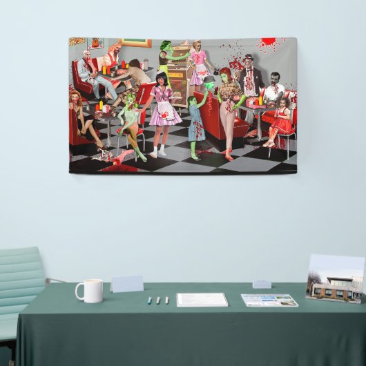 Zombie Diner 横断幕 (トレードショー)