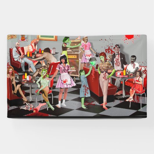 Zombie Diner 横断幕 (横)
