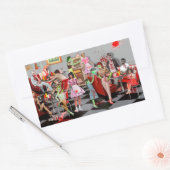 Zombie Diner 長方形シール (封筒)