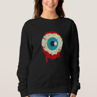 Zombie Eyeball Halloween Party Scary Zombies Famil スウェットシャツ