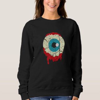 Zombie Eyeball Halloween Scary Zombie   スウェットシャツ
