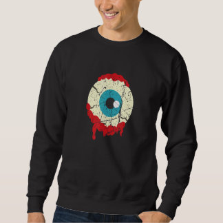 Zombie Eyeball Halloween Scary Zombie   スウェットシャツ