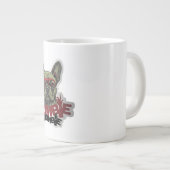 Zombie Frenchie ジャンボコーヒーマグカップ (正面右)